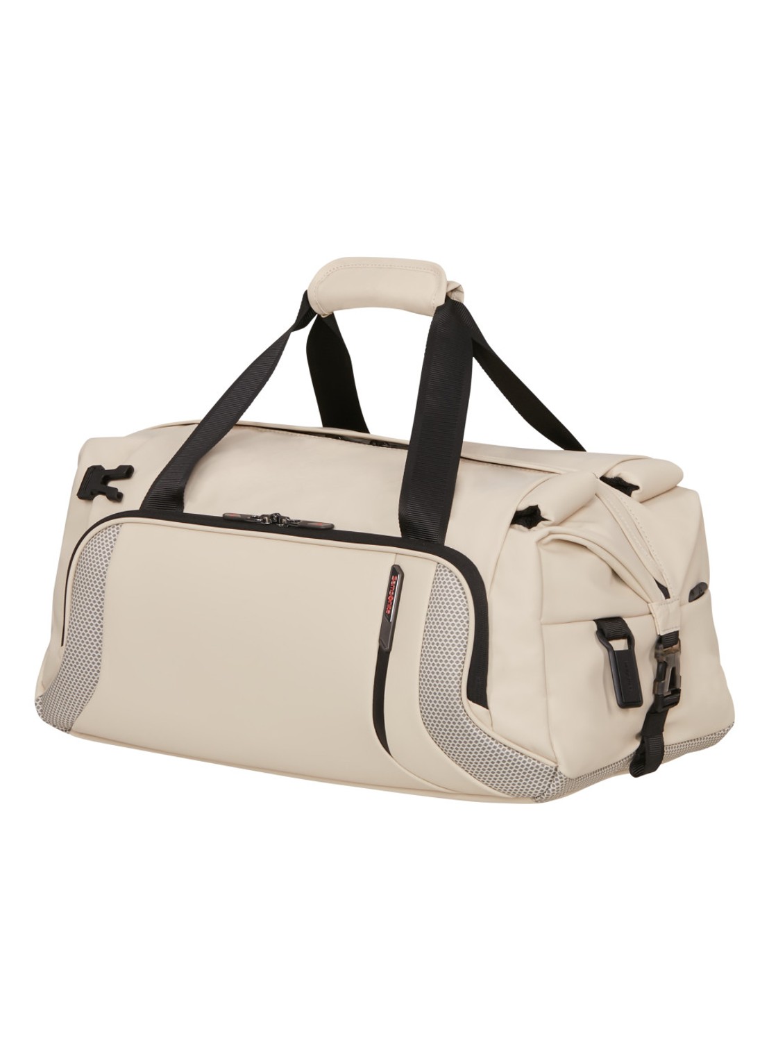 Samsonite Glazed weekendtas - voorkant 2 zand