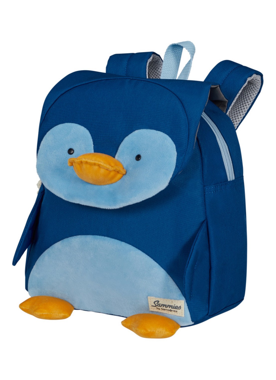 Samsonite Happy Sammies  Penguin Peter S rugzak met print - voorkant 2 blauw