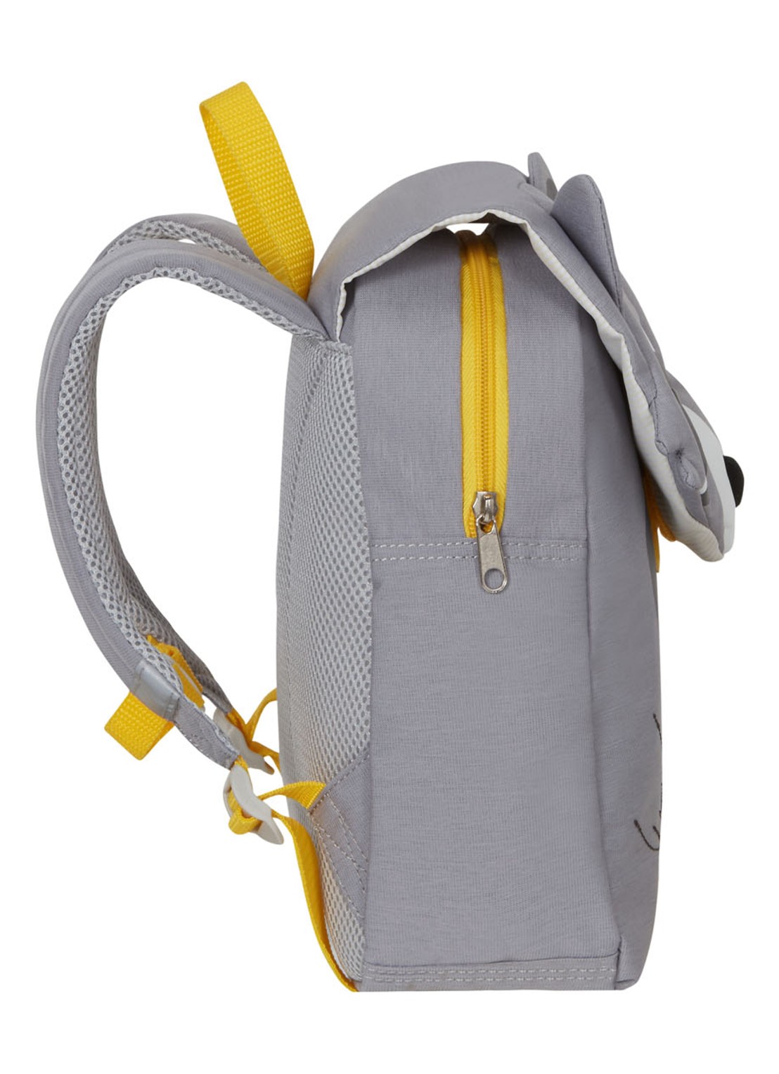 Samsonite Happy Sammies Raccoon Remy rugzak S met applicatie - detail 4 lichtgrijs