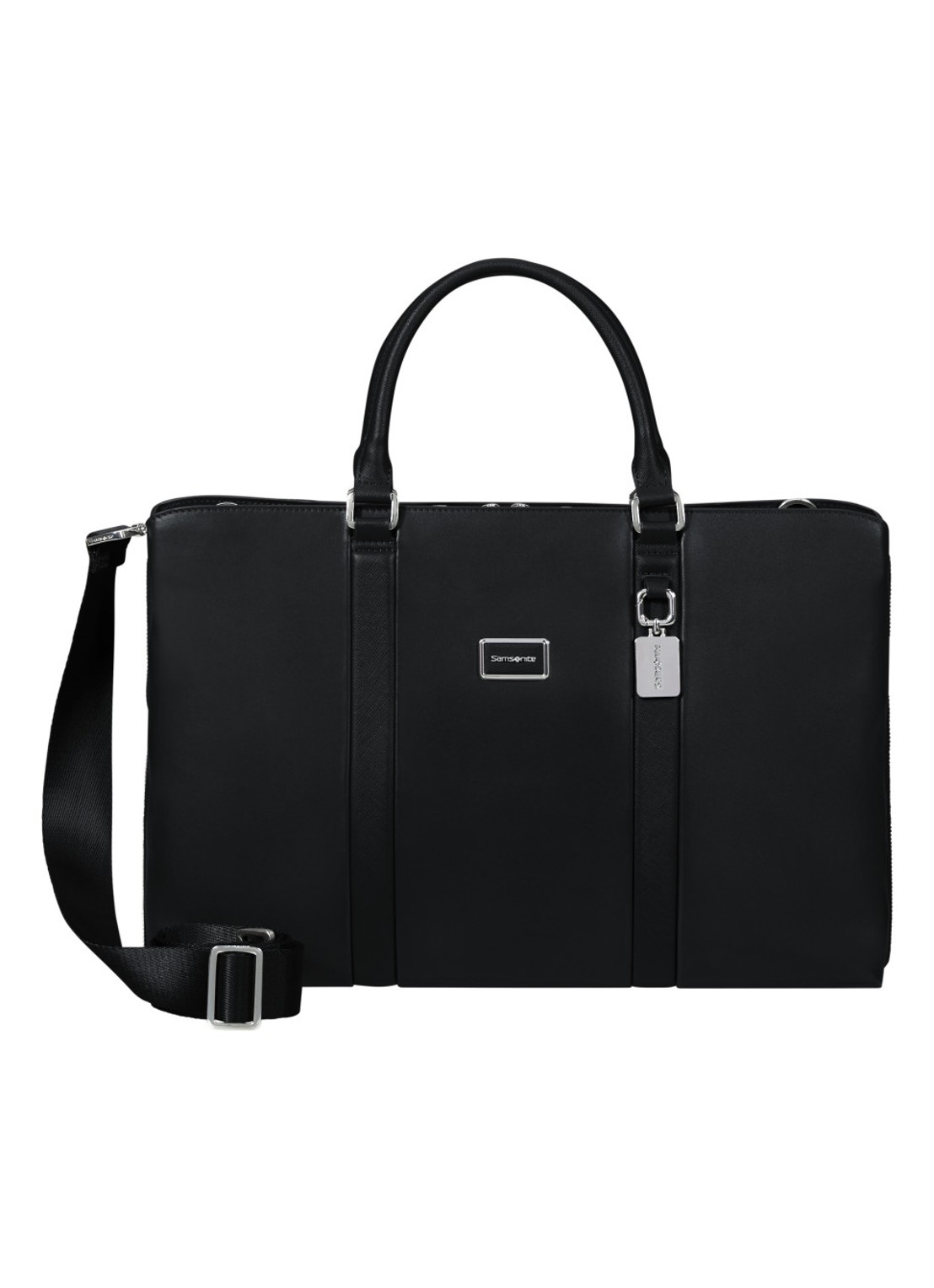 Samsonite Image Biz laptoptas met 15.6 inch laptopvak - voorkant 3 zwart