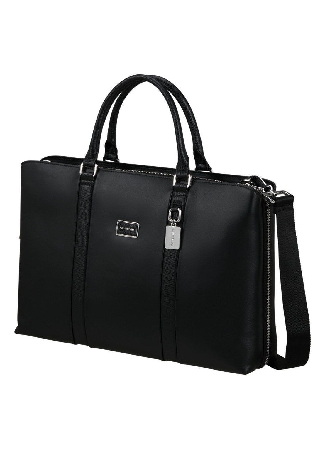 Samsonite Image Biz laptoptas met 15.6 inch laptopvak - voorkant 4 zwart