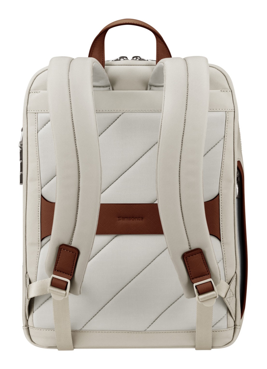 Samsonite Image Biz rugzak met 14.1 inch laptopvak - achterkant 3 ivory