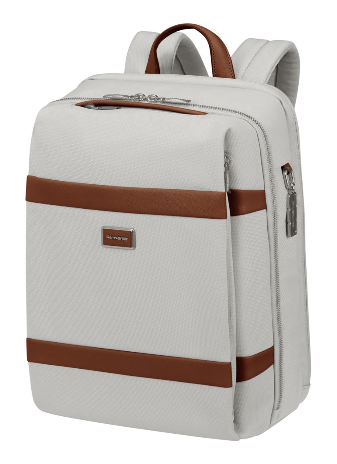 Samsonite Image Biz rugzak met 14.1 inch laptopvak - voorkant 2 ivory
