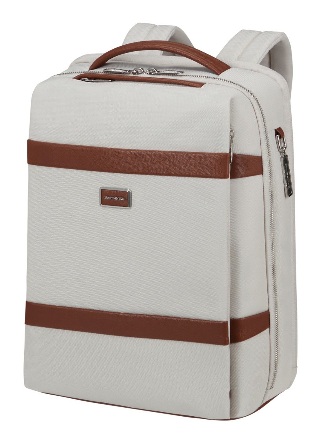 Samsonite Image Biz rugzak met 15.6 inch laptopvak - voorkant 2 ivory