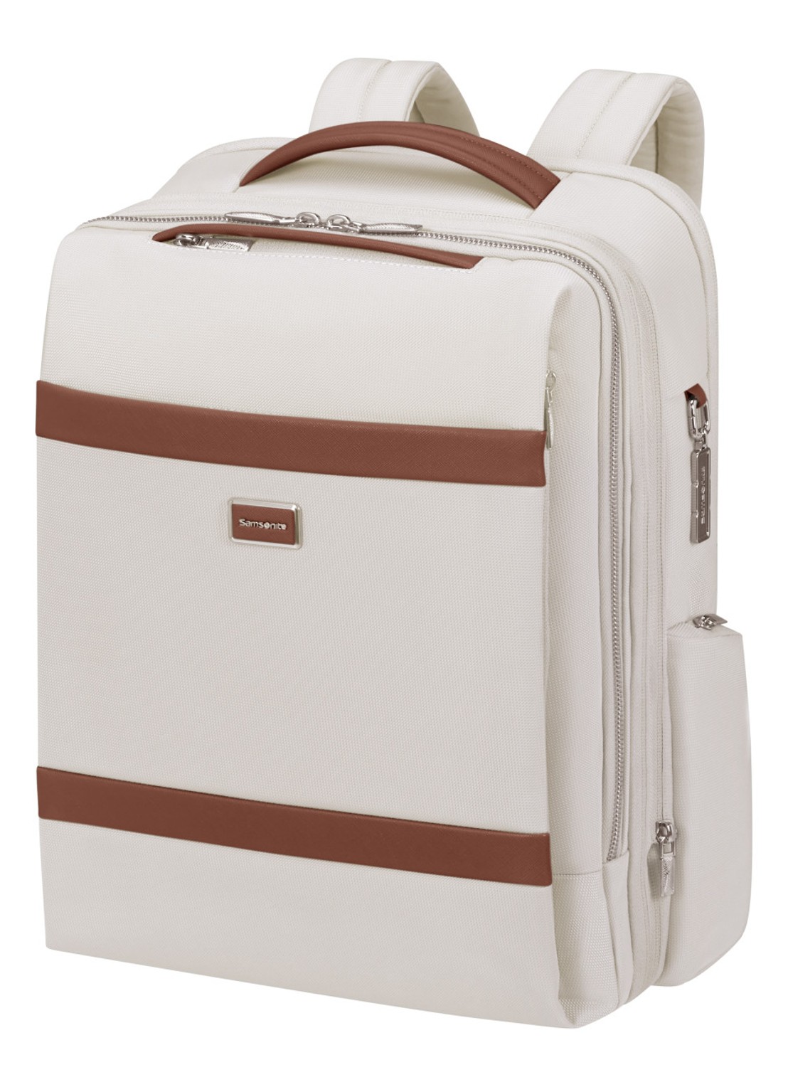 Samsonite Image Biz rugzak - voorkant 4 ivoor