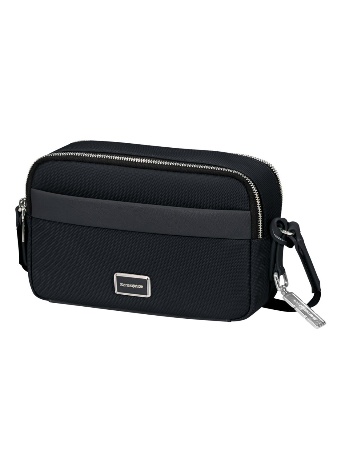 Samsonite Image Biz schoudertas met verstelbare schouderriem - voorkant 3 zwart