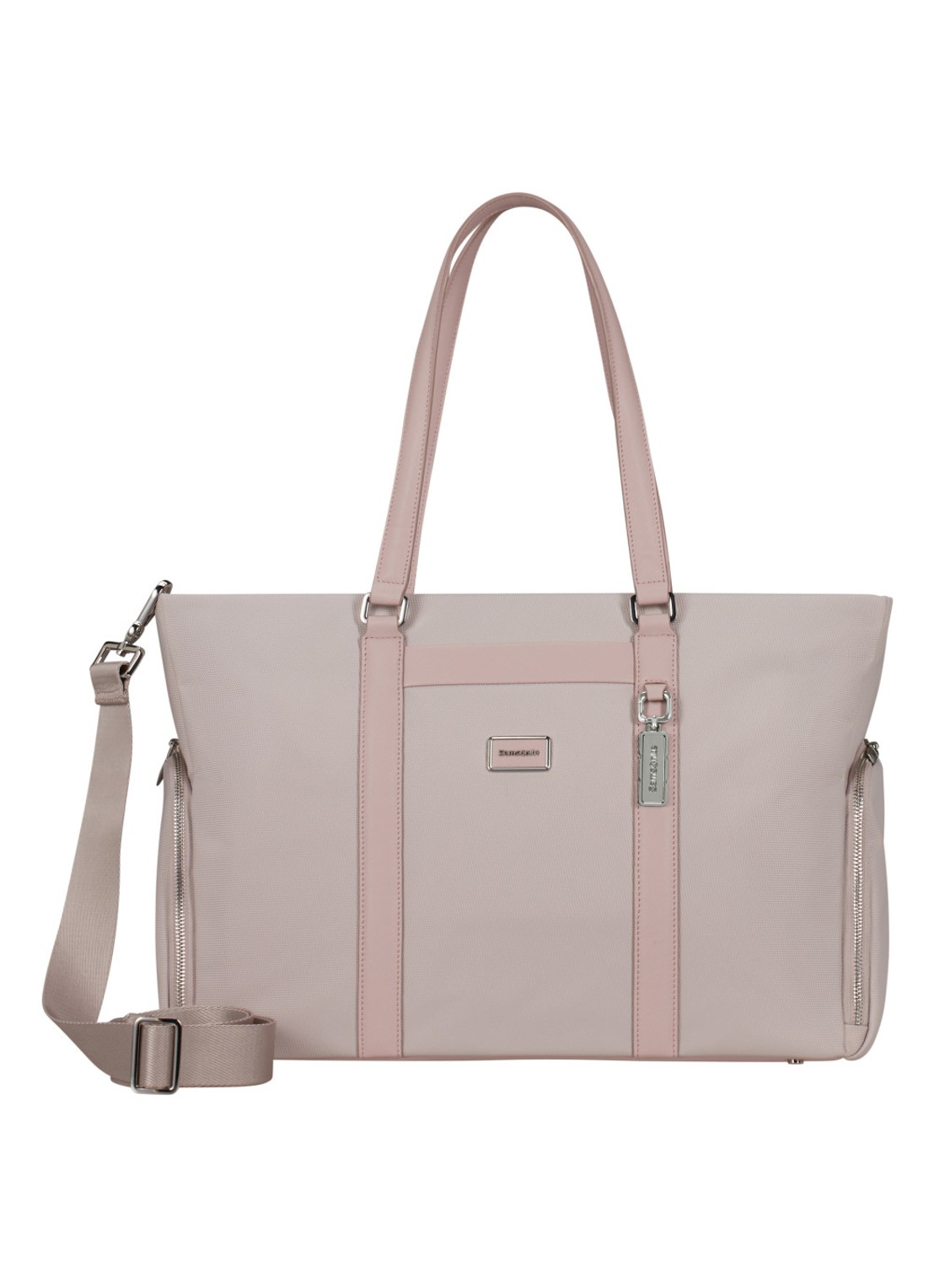 Samsonite Image Biz shopper met 14.1 inch laptopvak - voorkant rose