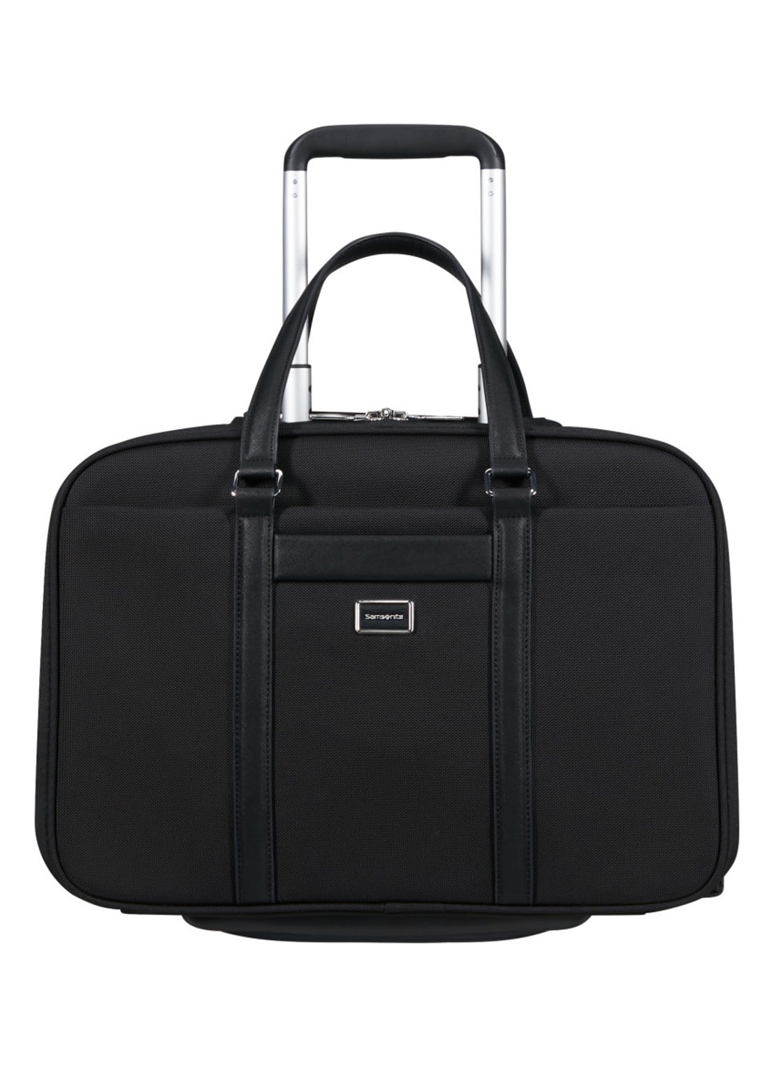Samsonite Image Biz trolley met 15.6 inch laptopvak - voorkant zwart