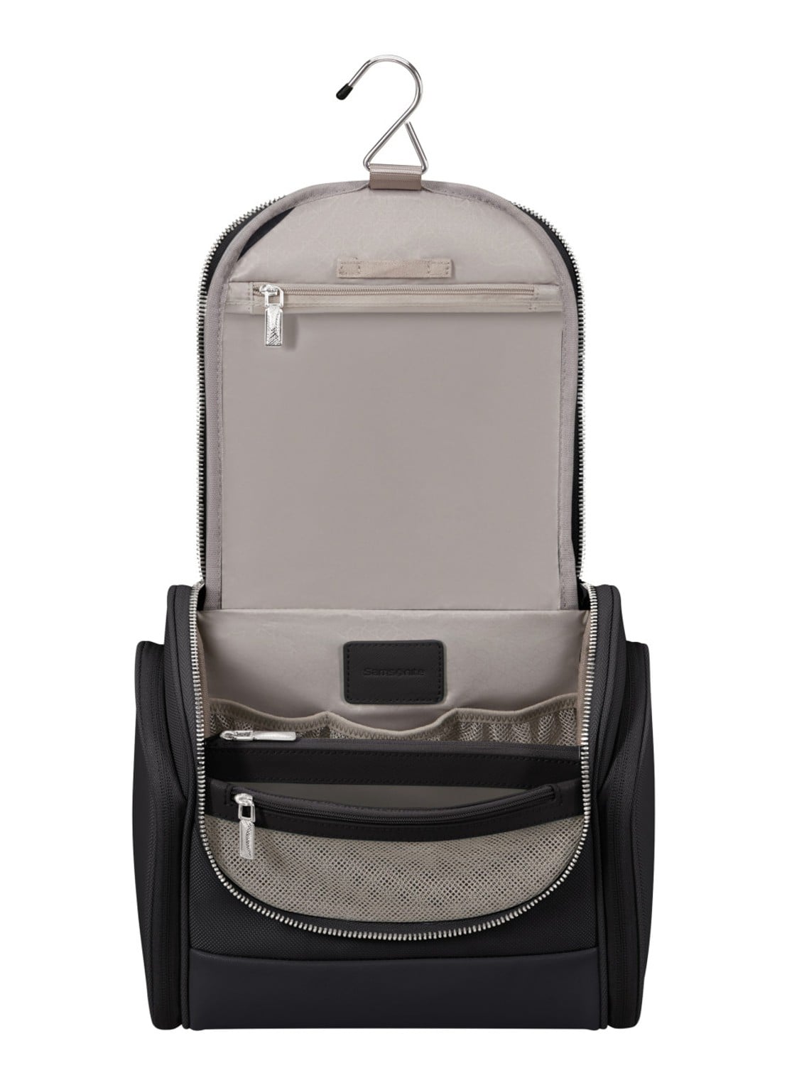 Samsonite Image Toilet Kit toilettas met logo - detail zwart