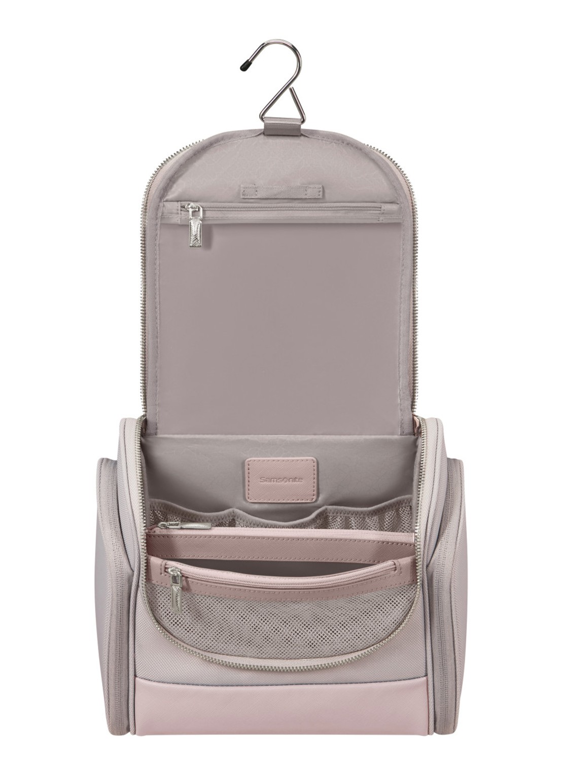 Samsonite Image Toilet Kit toilettas met logo - voorkant 2 rose / lichtroze