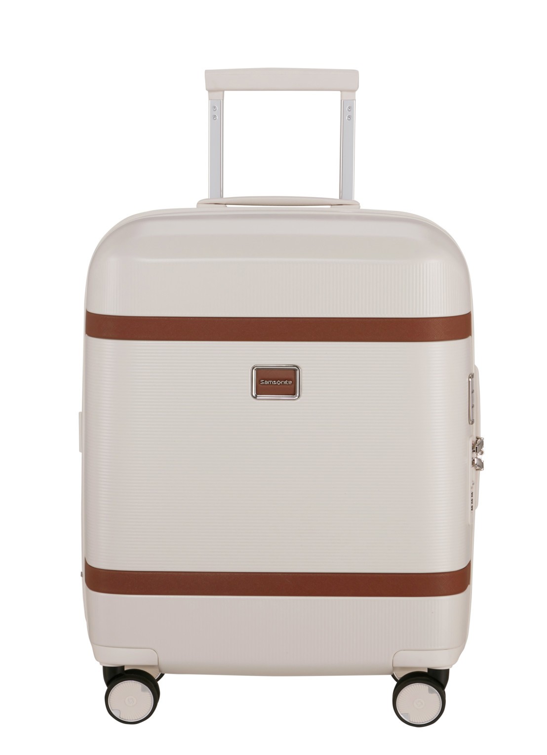 Samsonite Image vergrootbare spinner 55 cm - voorkant 3 ivoor