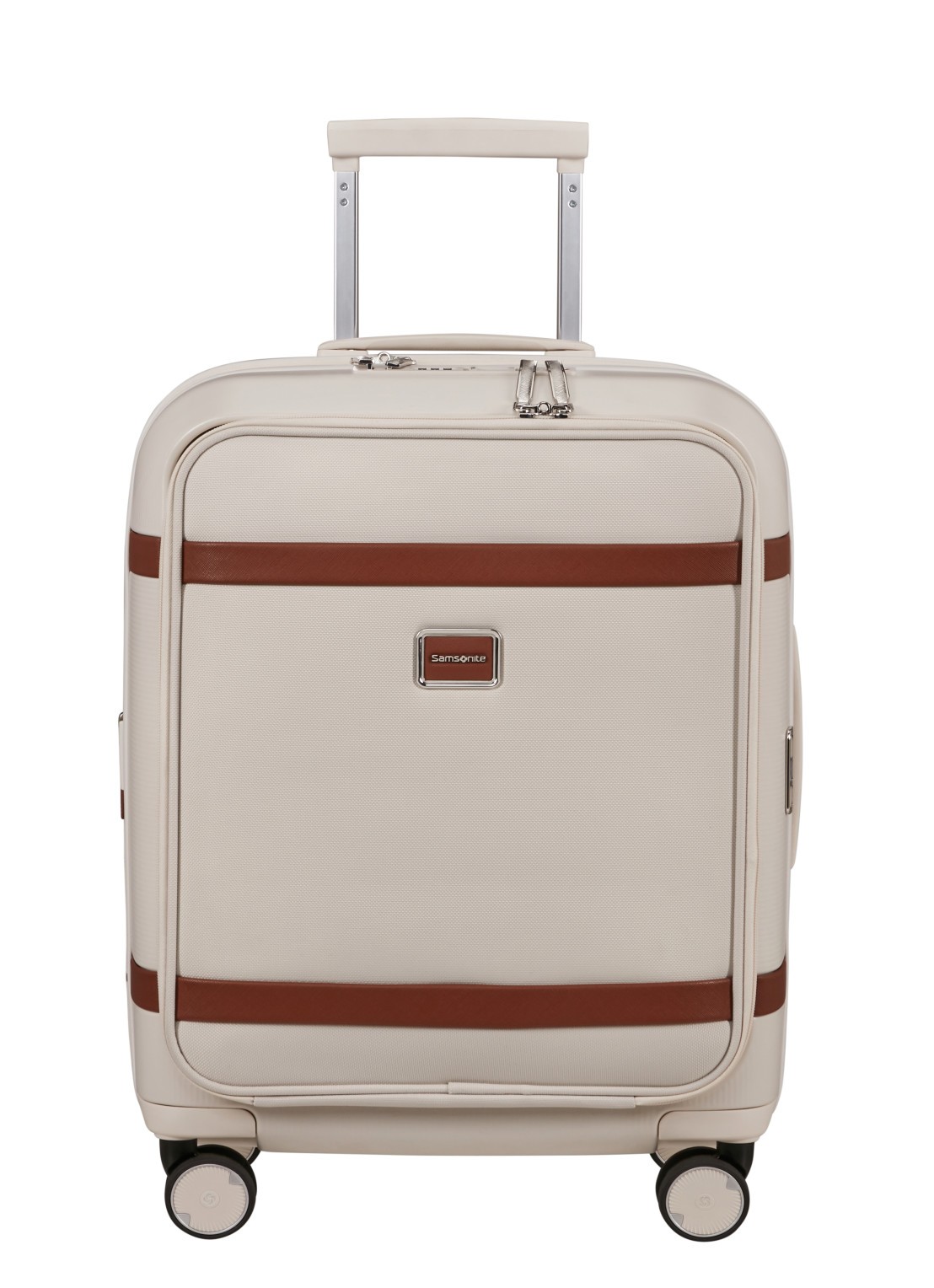 Samsonite Image vergrootbare spinner 55 cm - voorkant ivory