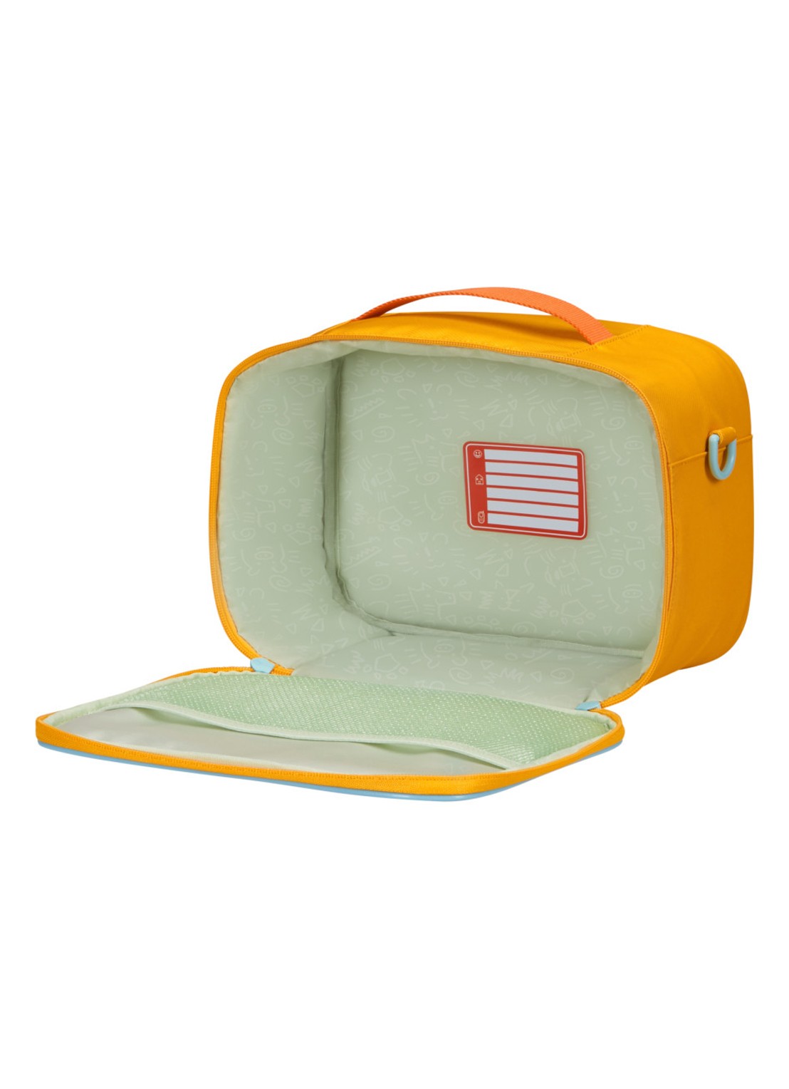 Samsonite Kidzjoy lunchtas - detail geel