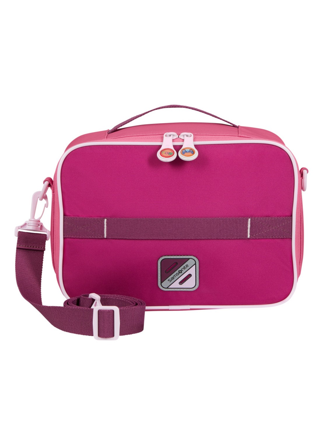 Samsonite Kidzjoy lunchtas - voorkant 2 donkerroze