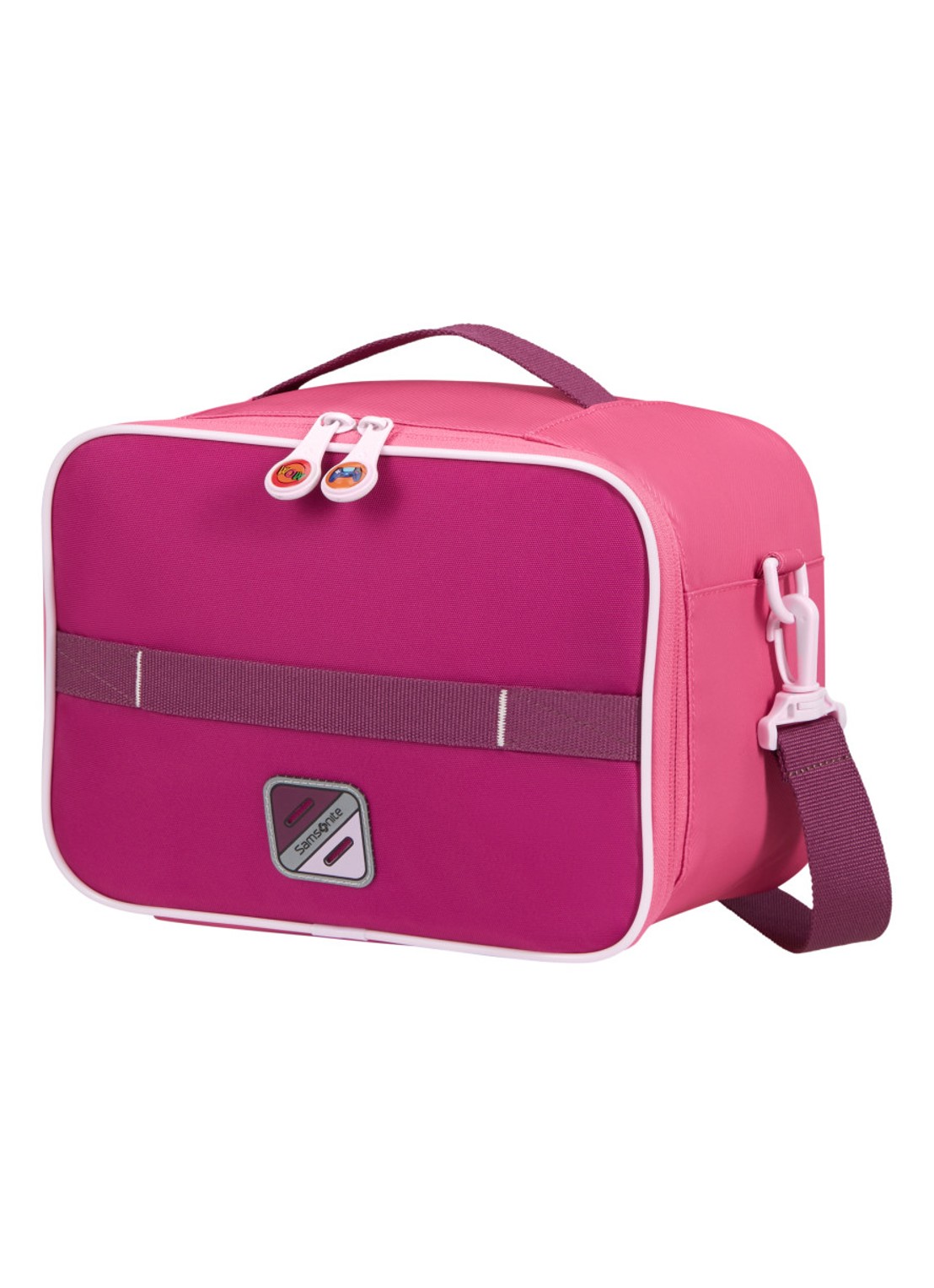 Samsonite Kidzjoy lunchtas - voorkant 3 donkerroze