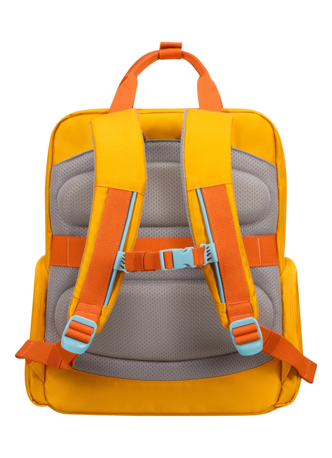 Samsonite Kidzjoy rugzak - achterkant geel