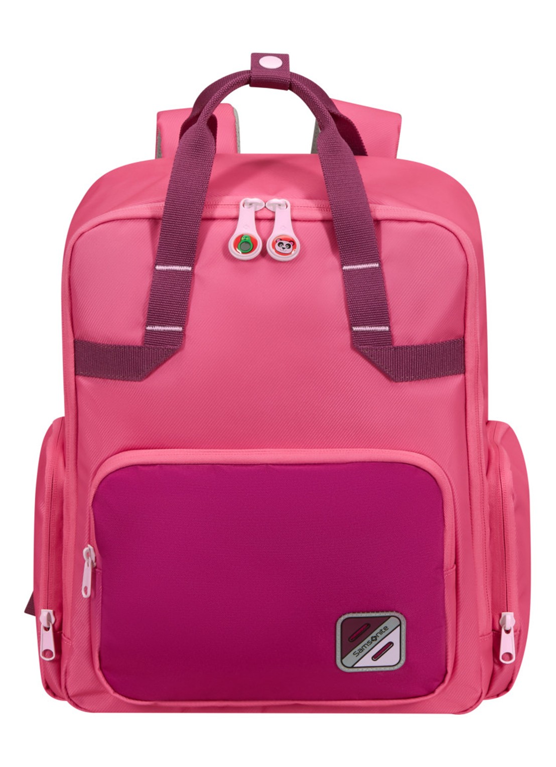 Samsonite Kidzjoy rugzak - voorkant 2 donkerroze