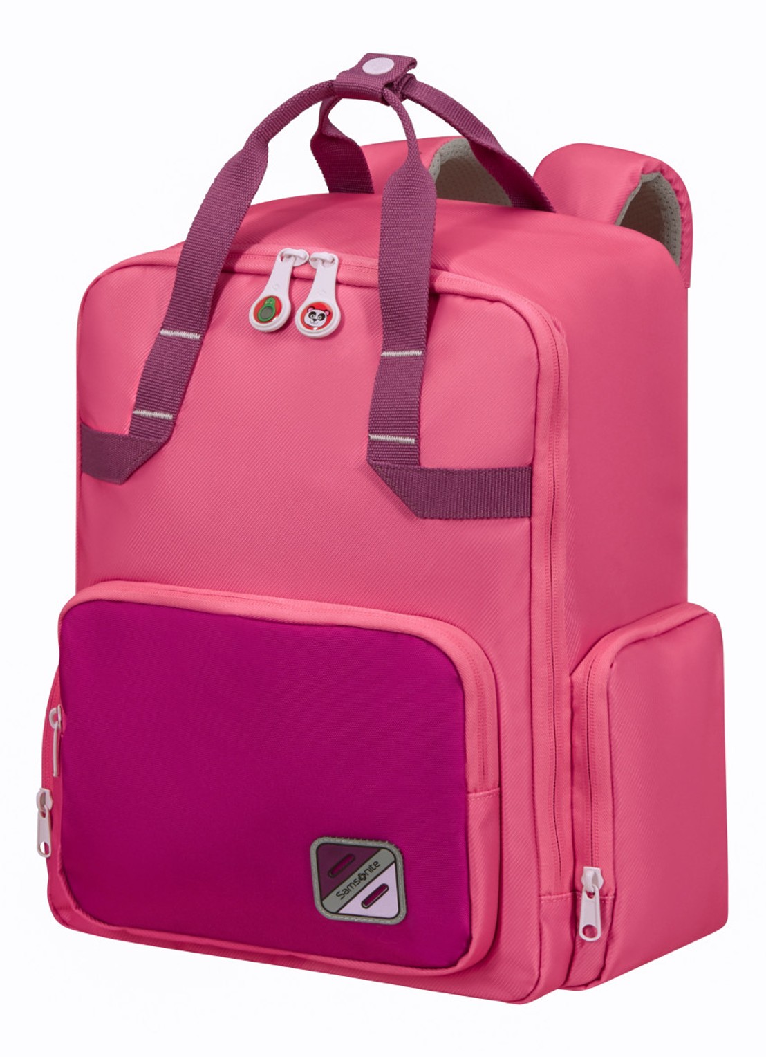Samsonite Kidzjoy rugzak - voorkant 3 donkerroze