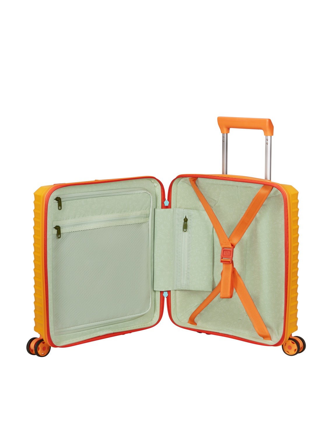 Samsonite Kidzjoy spinner 45 cm - detail 4 geel