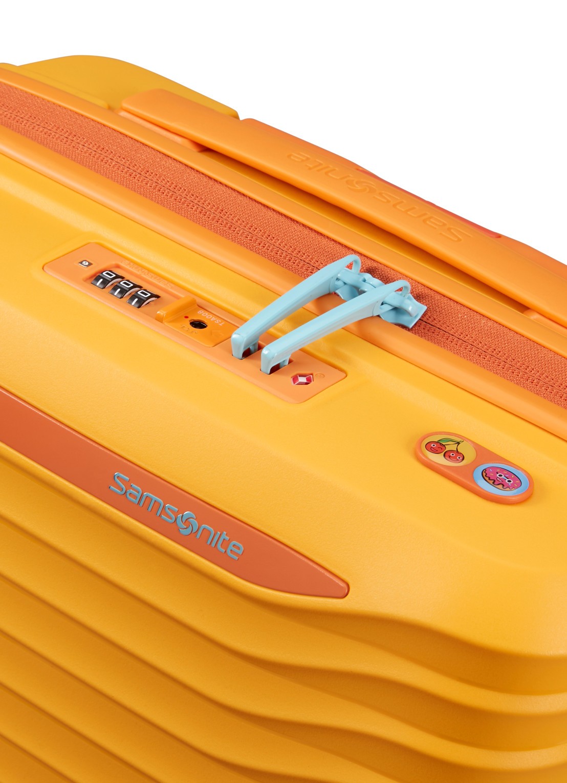 Samsonite Kidzjoy spinner 45 cm - detail 5 geel