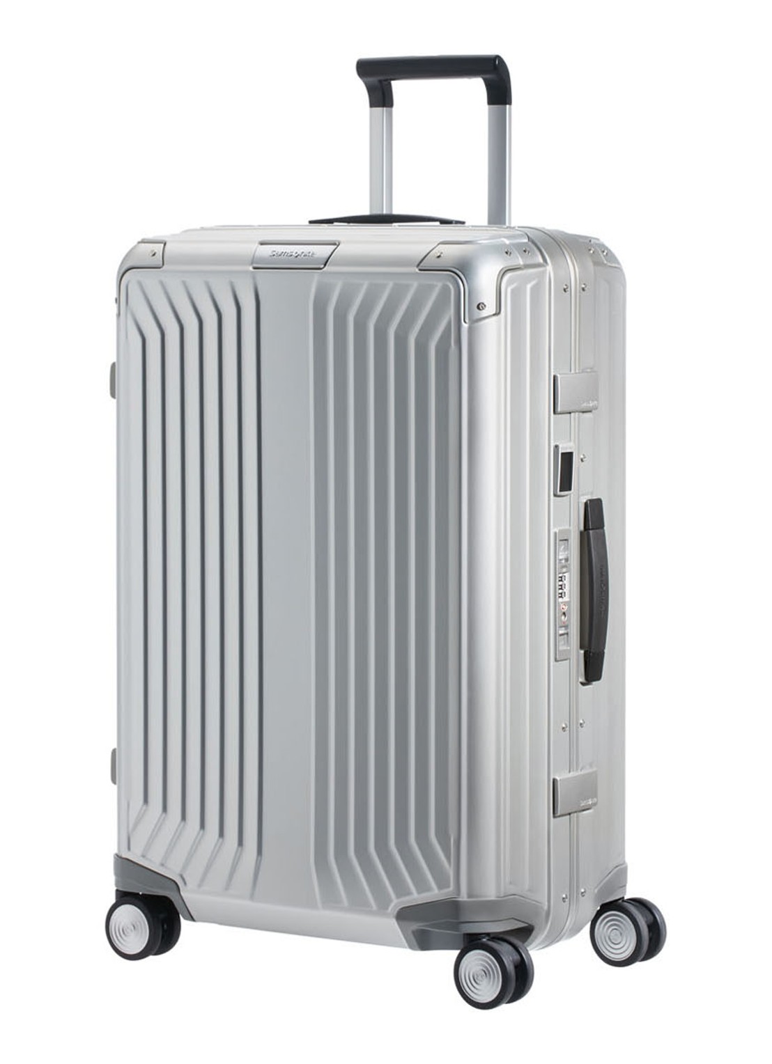 Samsonite Lite-Box Alu spinner 69 cm  - detail 3 zilver