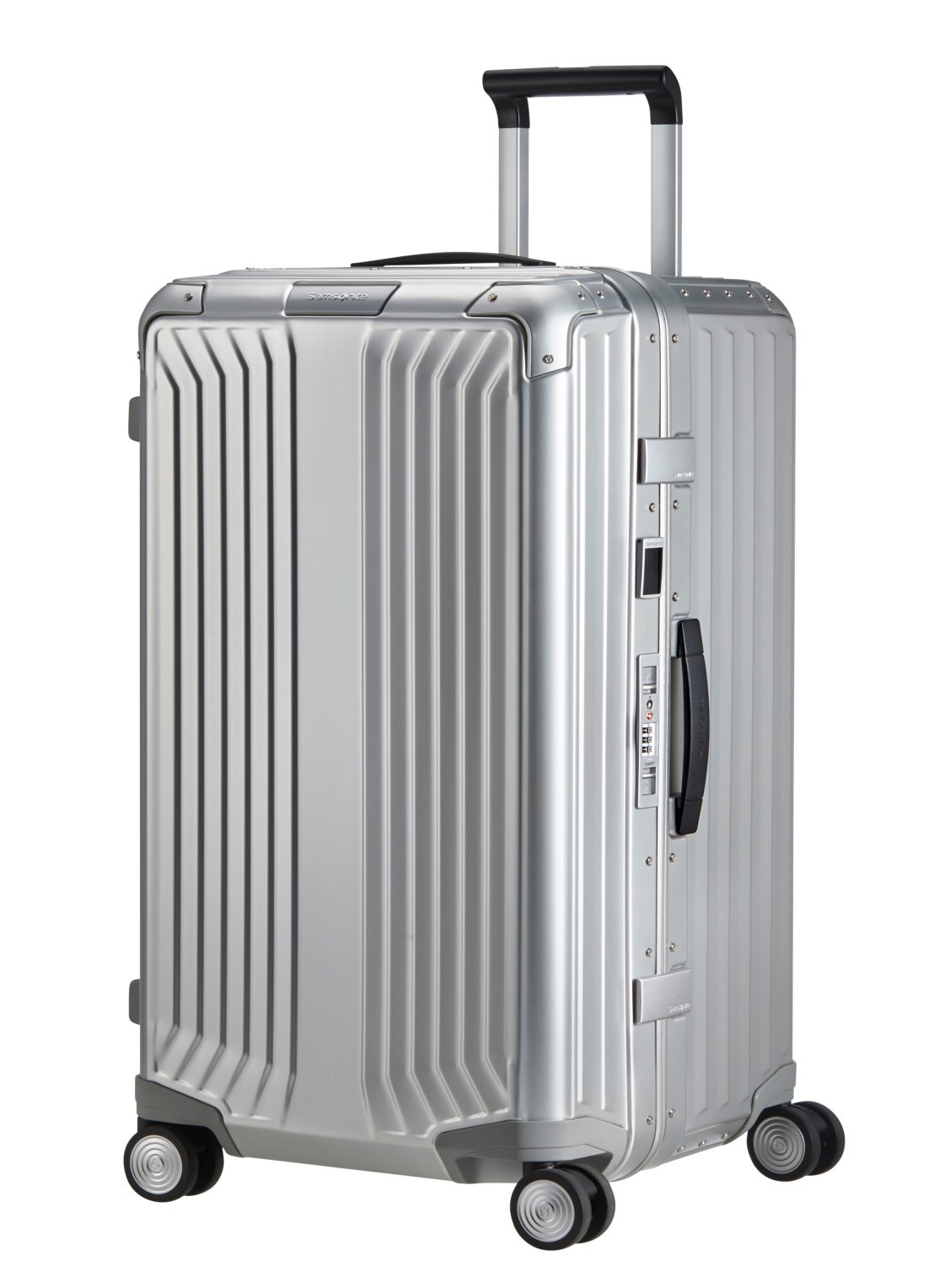 Samsonite Lite-Box Alu spinner 74 cm - detail 3 zilver