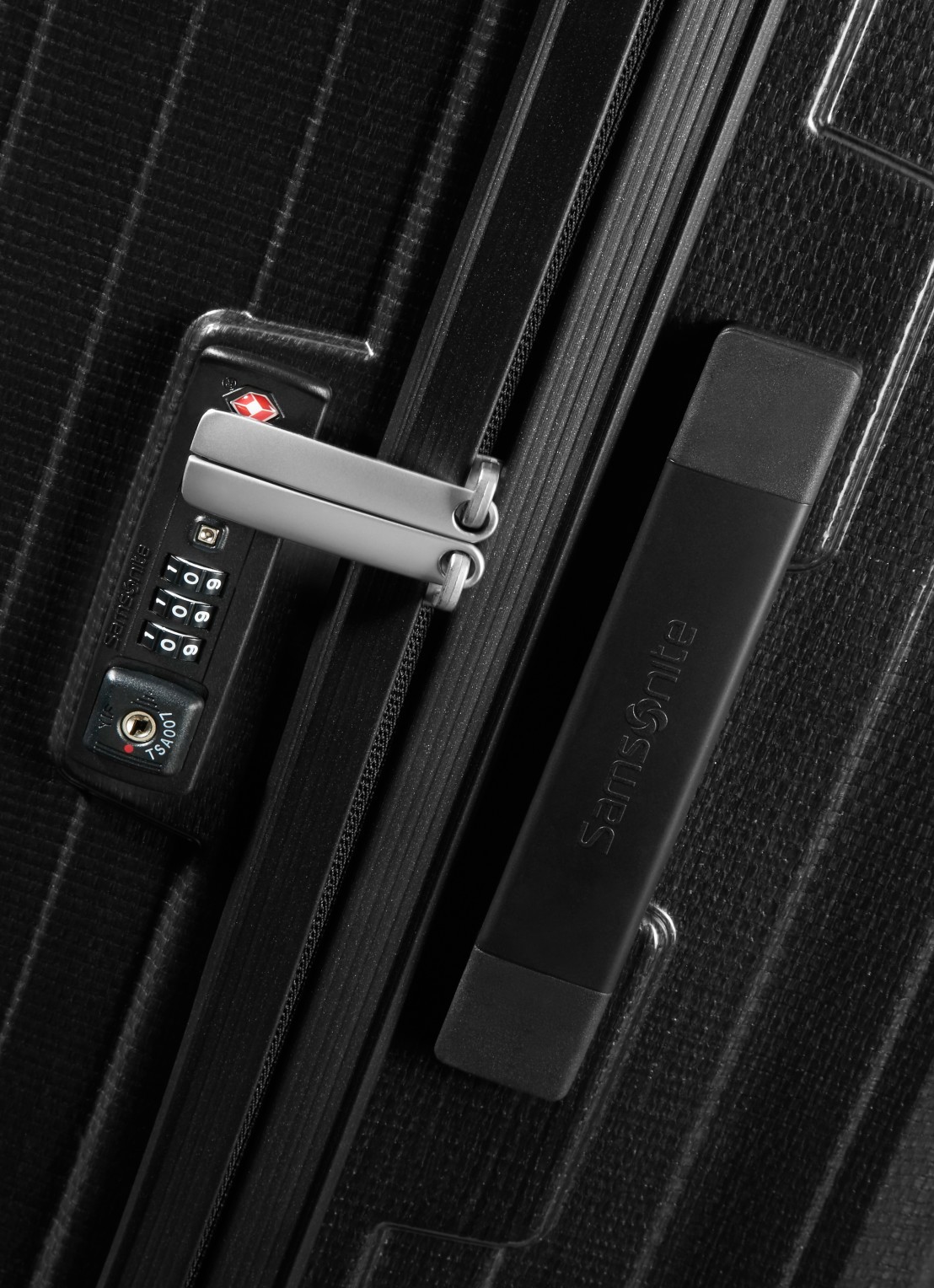 Samsonite Lite-Box spinner 69 cm - detail 2 zwart