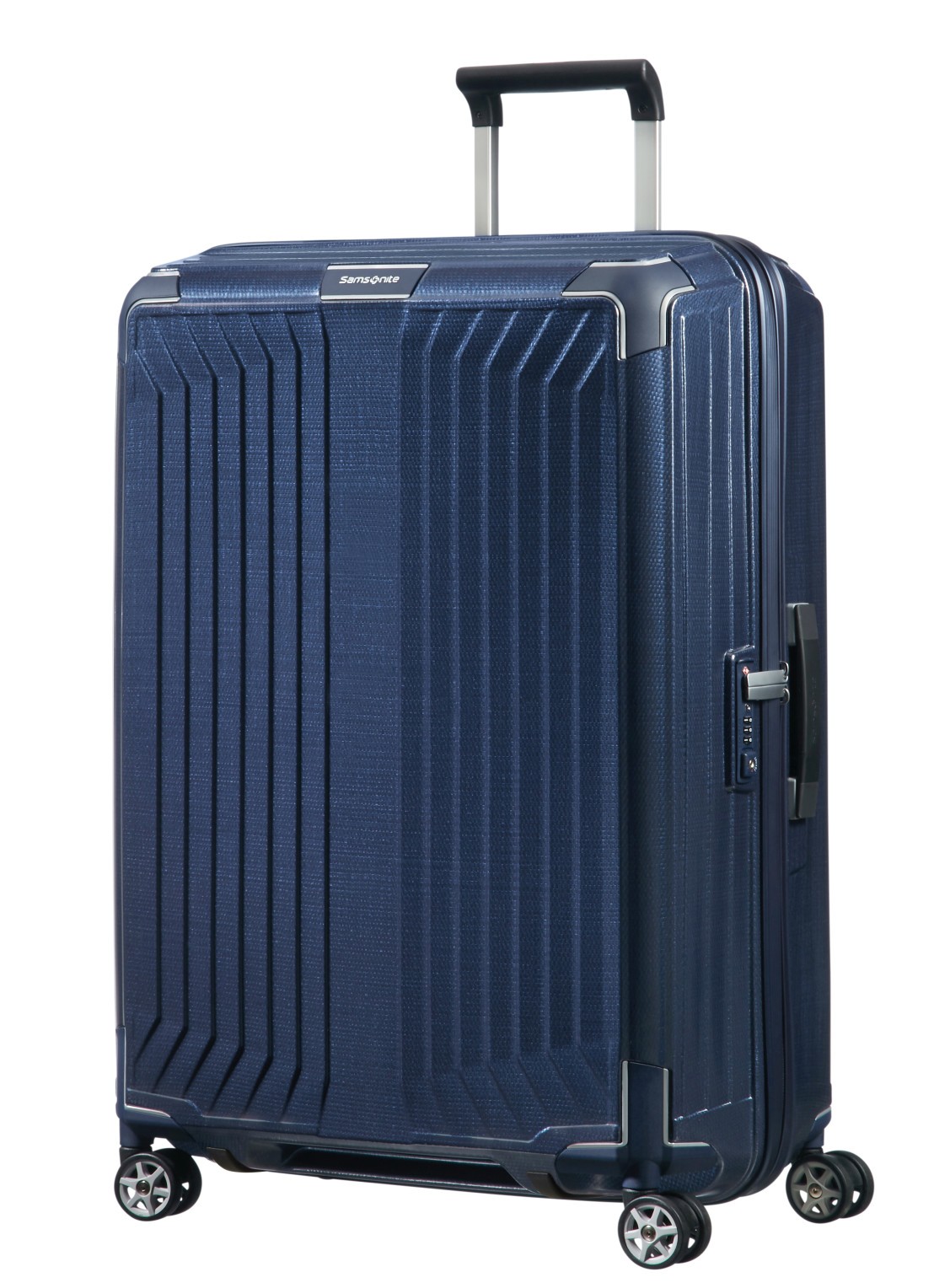 Samsonite Lite-Box spinner 75 cm - voorkant 2 donkerblauw