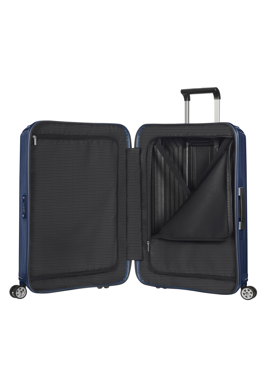 Samsonite Lite-Box spinner 81 cm - voorkant 2 donkerblauw
