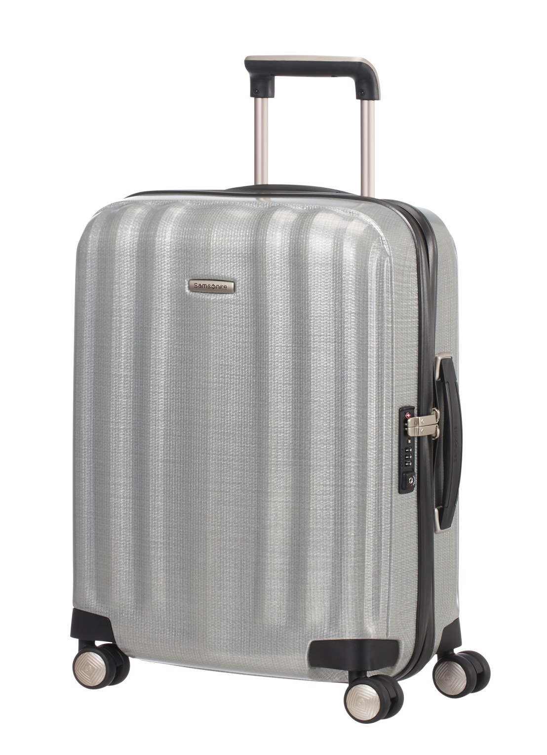 Samsonite Lite-Cube spinner 55 cm - detail 4 zilver