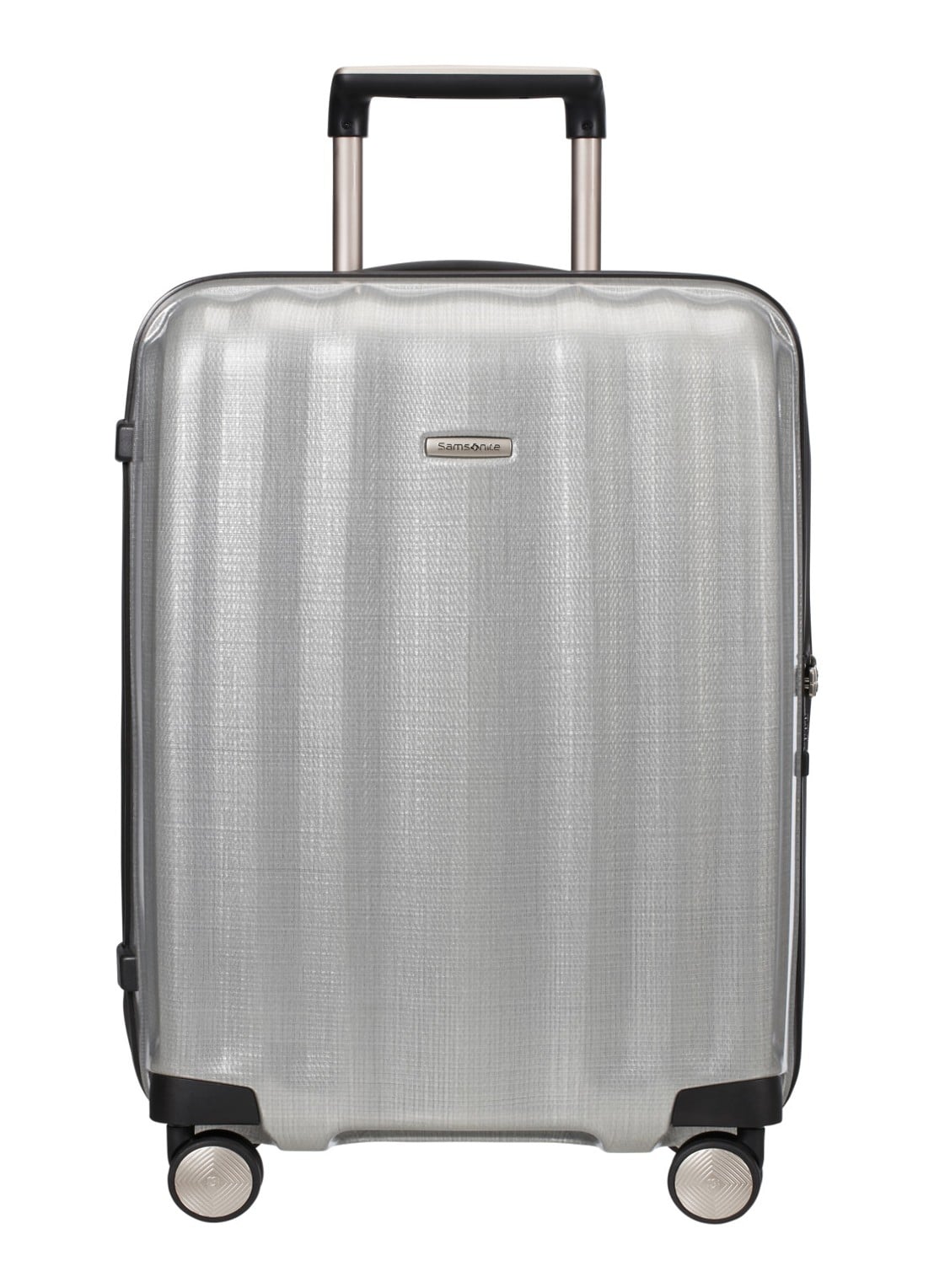 Samsonite Lite-Cube spinner 68 cm - voorkant 4 zilver