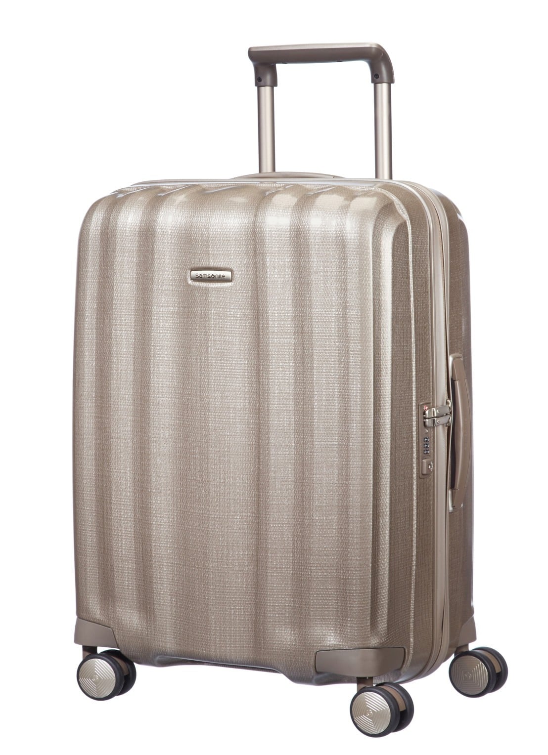 Samsonite Lite-Cube spinner 69 cm - detail ivory gold