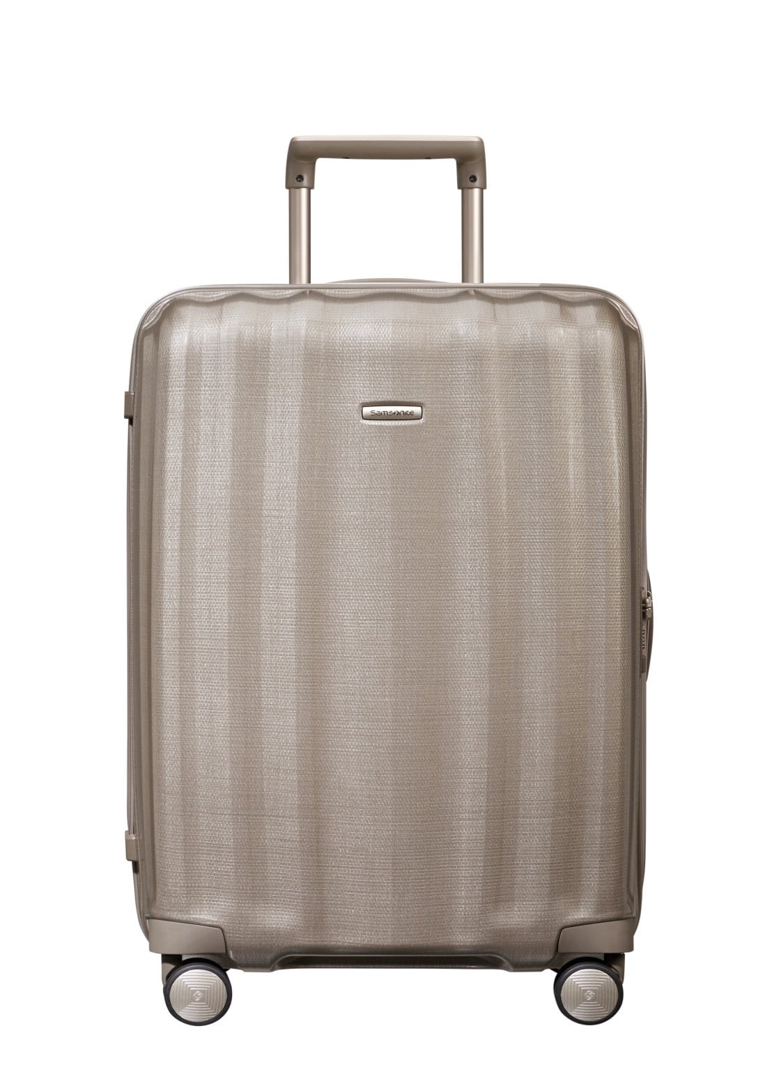 Samsonite Lite-Cube spinner 69 cm - voorkant 4 ivory gold