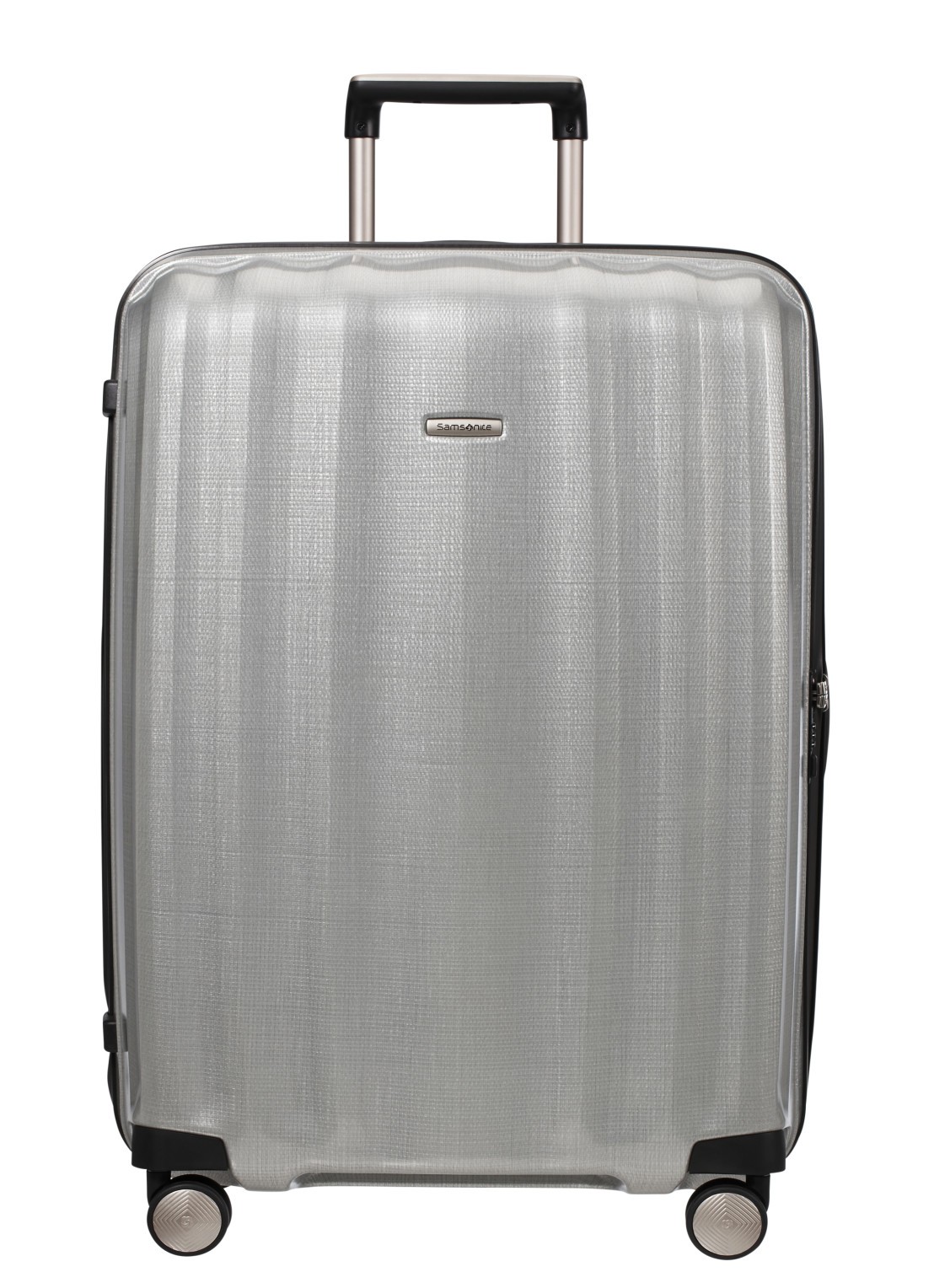 Samsonite Lite-Cube spinner 82 cm - voorkant zilver