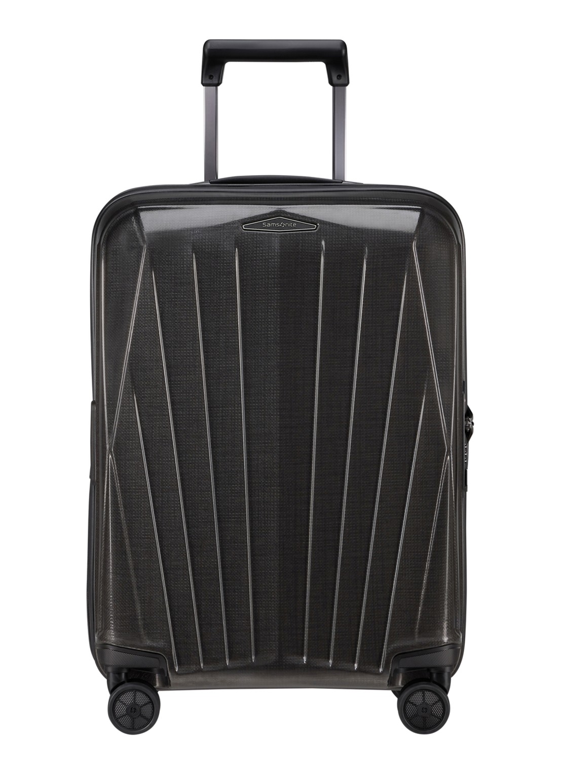 Samsonite Major-Lite spinner 55 cm - voorkant zwart