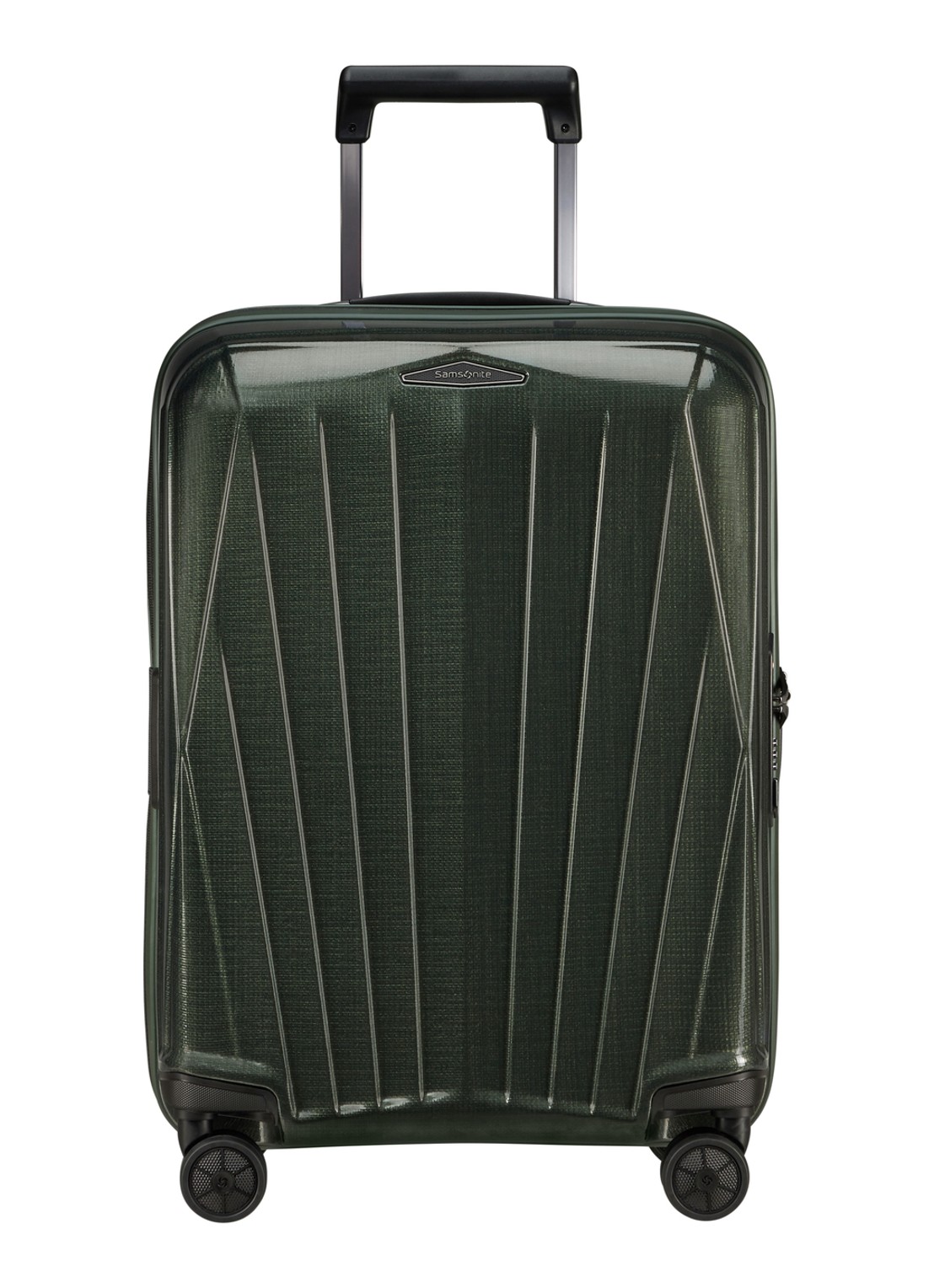 Samsonite Major-Lite spinner 55 cm - voorkant 3 donkergroen