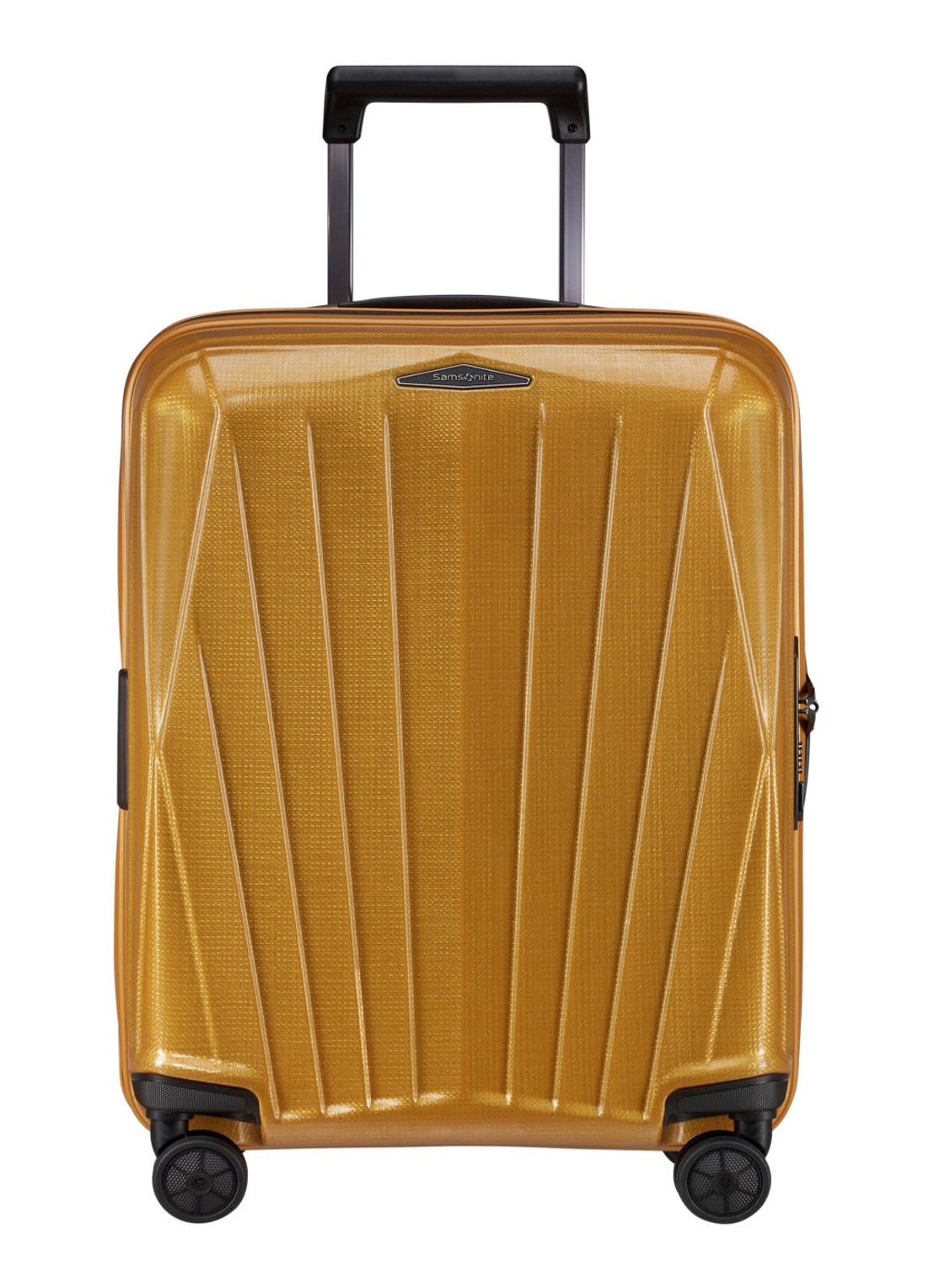 Samsonite Major-Lite spinner 55 cm - voorkant 2 okergeel