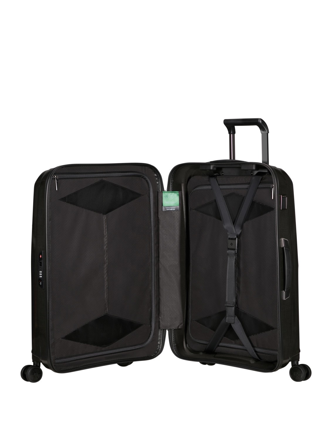 Samsonite Major-Lite spinner 69 cm - voorkant 3 zwart