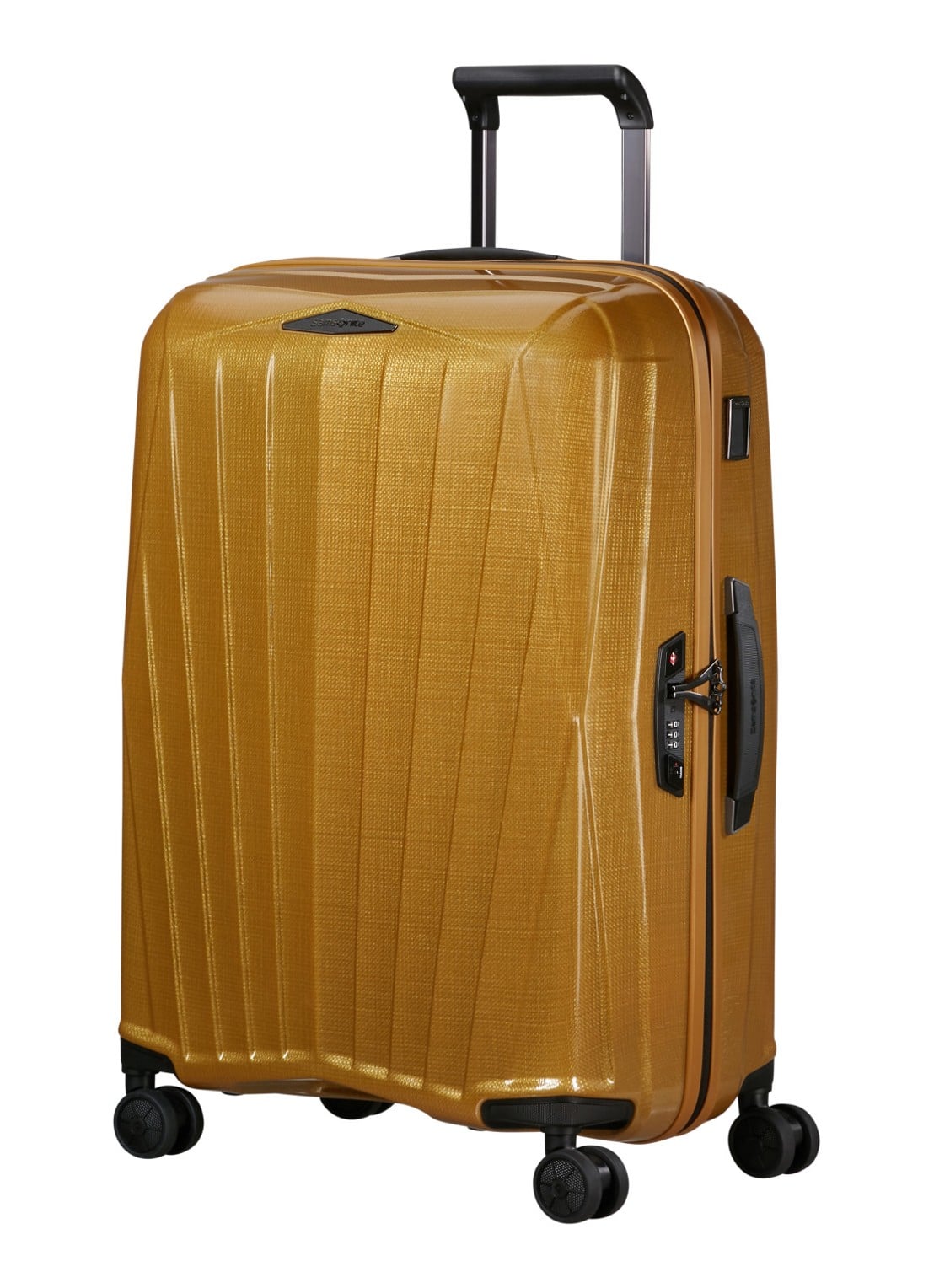 Samsonite Major-Lite spinner 69 cm - detail okergeel
