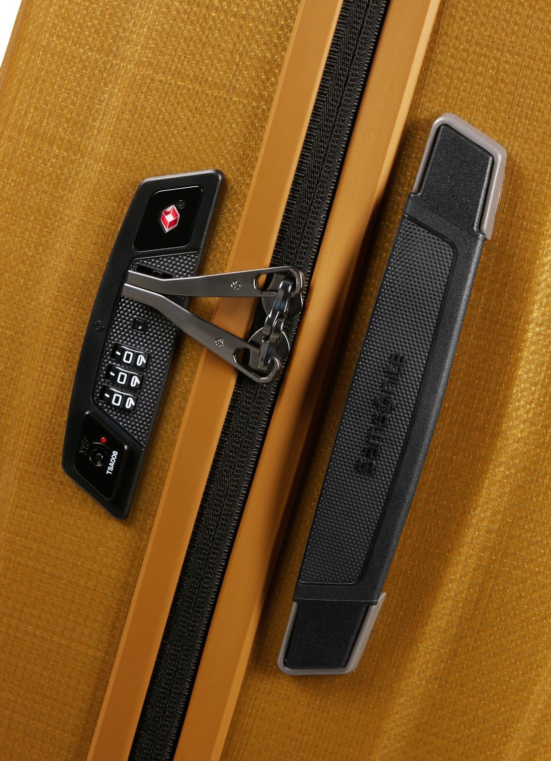Samsonite Major-Lite spinner 69 cm - detail 4 okergeel