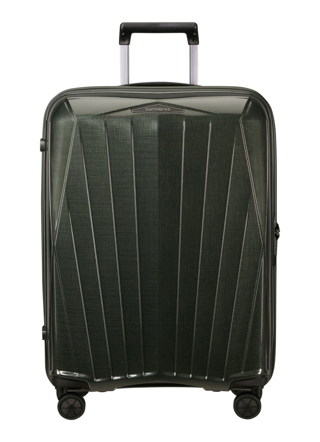 Samsonite Major-Lite spinner 69 cm - voorkant donkergroen