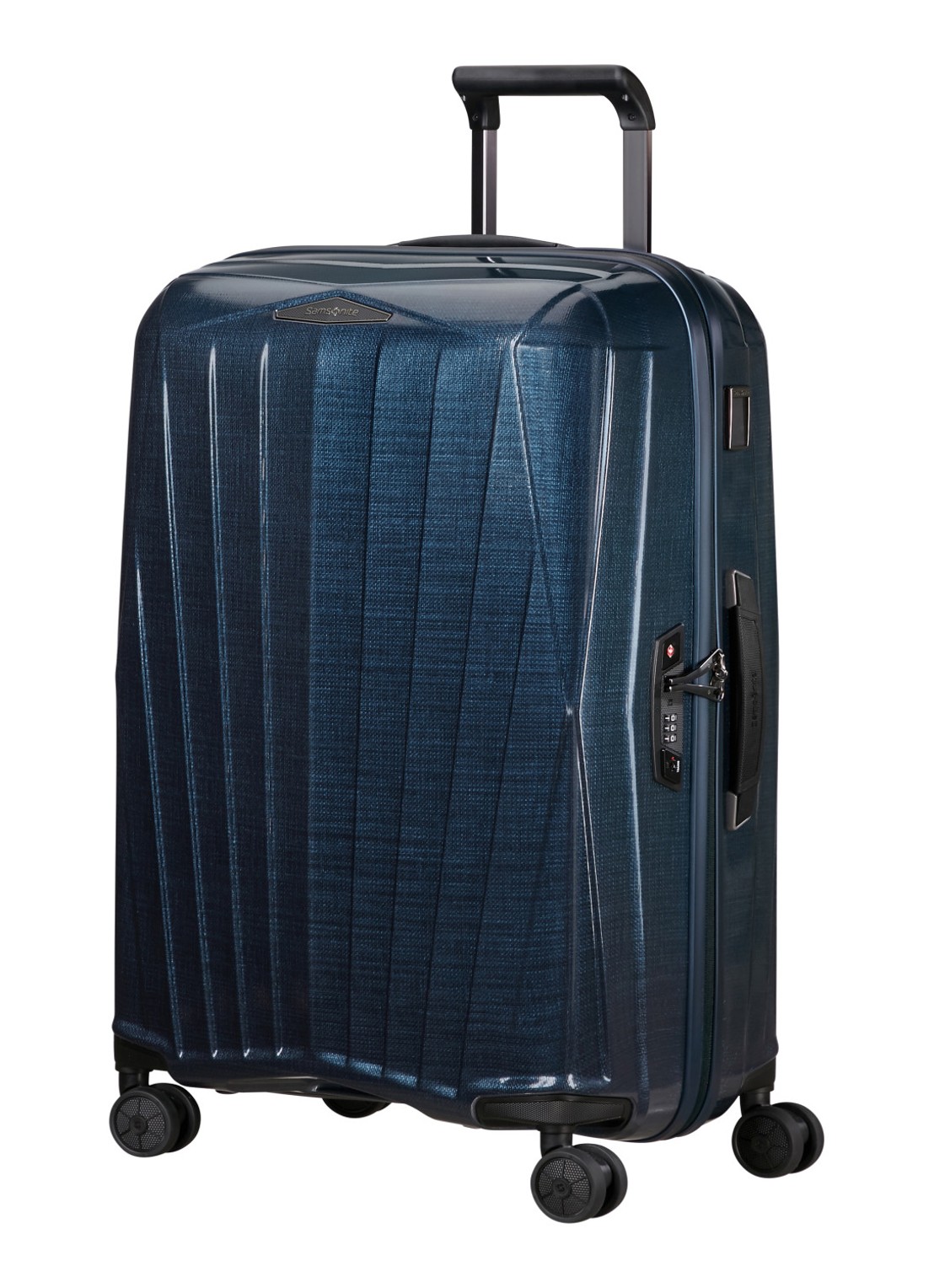 Samsonite Major-Lite spinner 69 cm - detail 4 donkerblauw