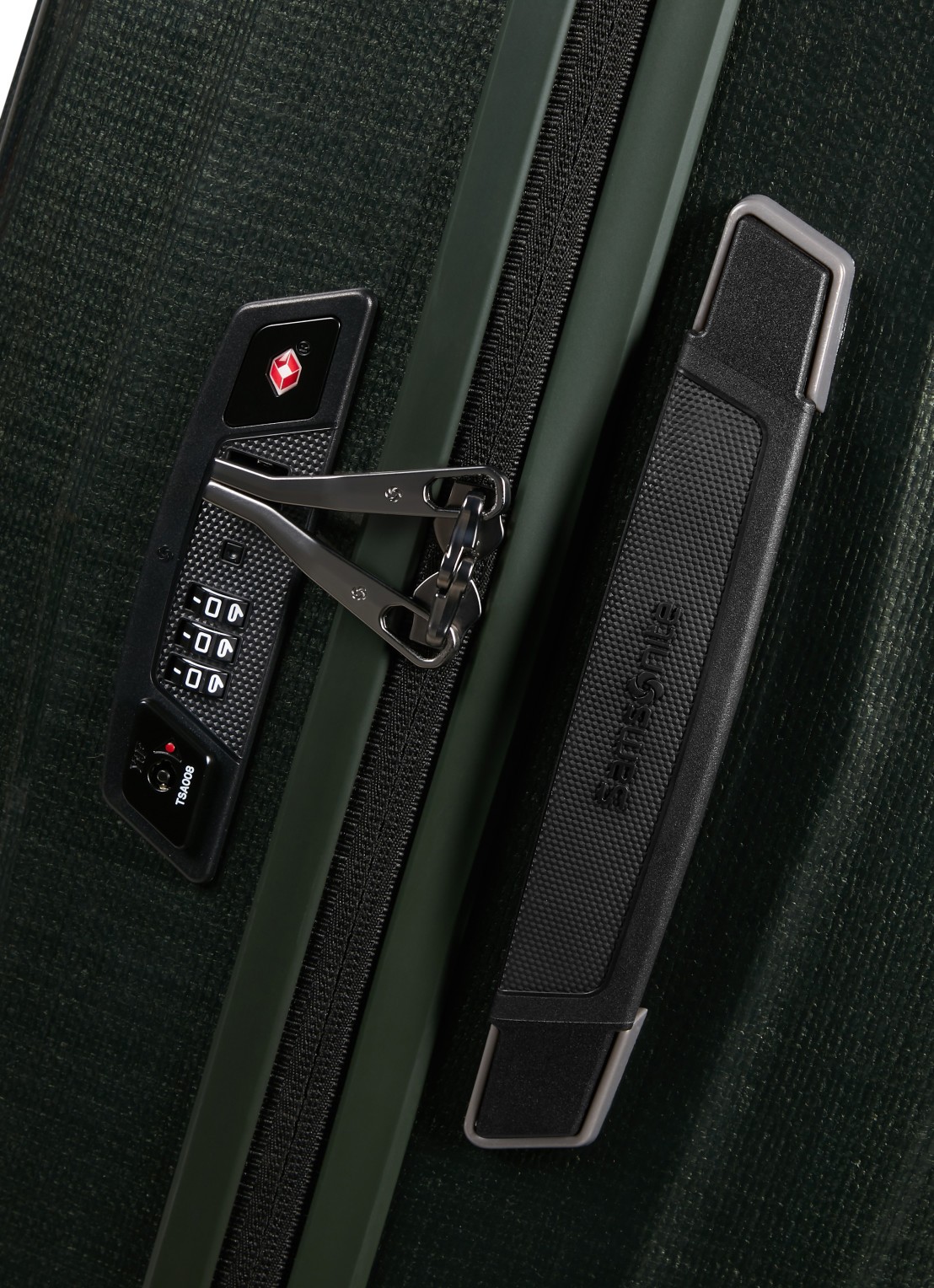 Samsonite Major-Lite spinner 77 cm - detail 7 donkergroen