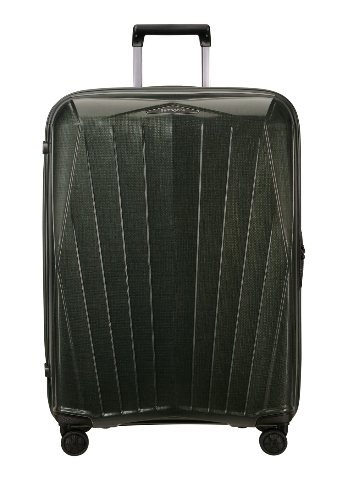 Samsonite Major-Lite spinner 77 cm - voorkant 2 donkergroen