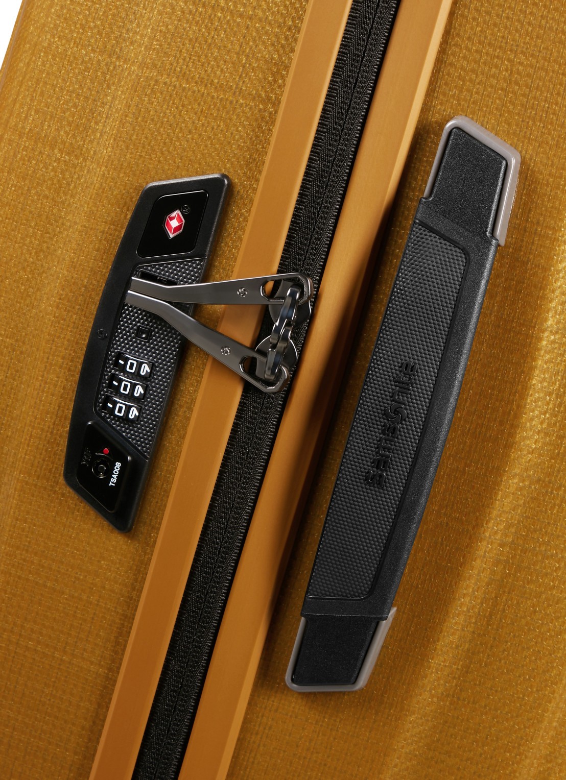 Samsonite Major-Lite spinner 77 cm - detail 7 okergeel