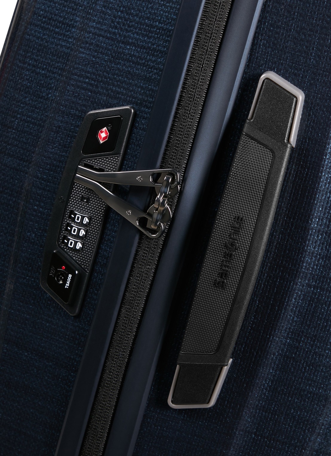 Samsonite Major-Lite spinner 77 cm - detail 7 donkerblauw