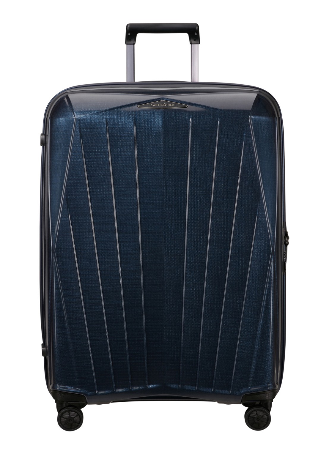 Samsonite Major-Lite spinner 77 cm - voorkant 2 donkerblauw