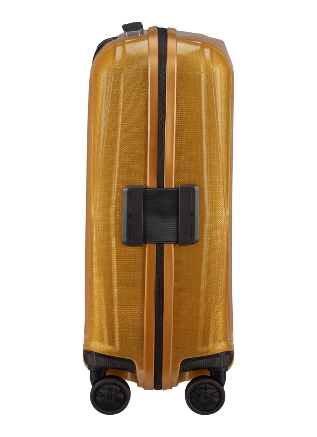 Samsonite Major-Lite vergrootbare spinner 55 cm - detail 2 okergeel
