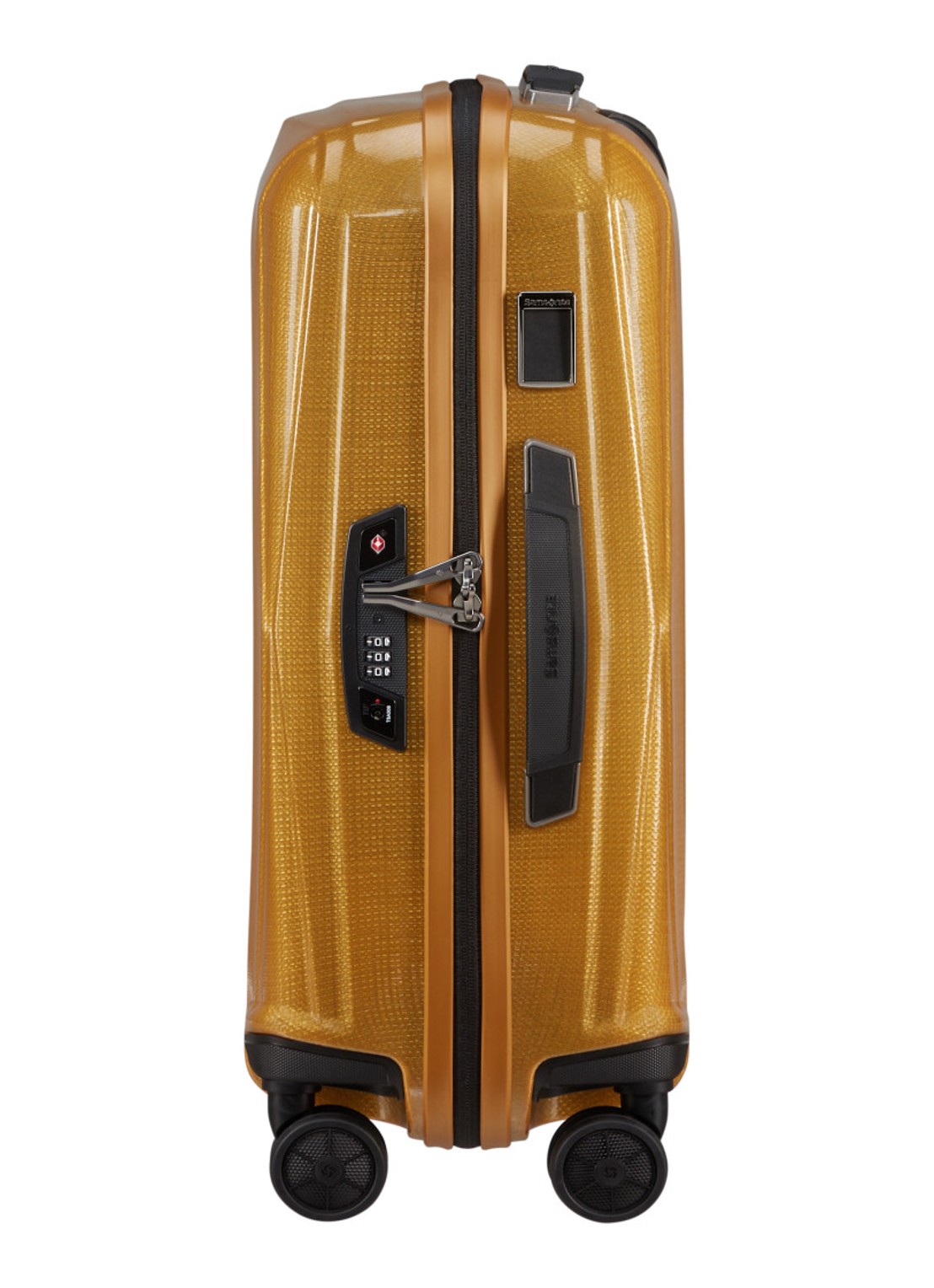 Samsonite Major-Lite vergrootbare spinner 55 cm - detail 3 okergeel