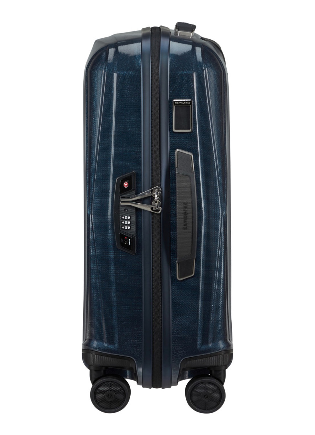 Samsonite Major-Lite vergrootbare spinner 55 cm - detail 6 donkerblauw